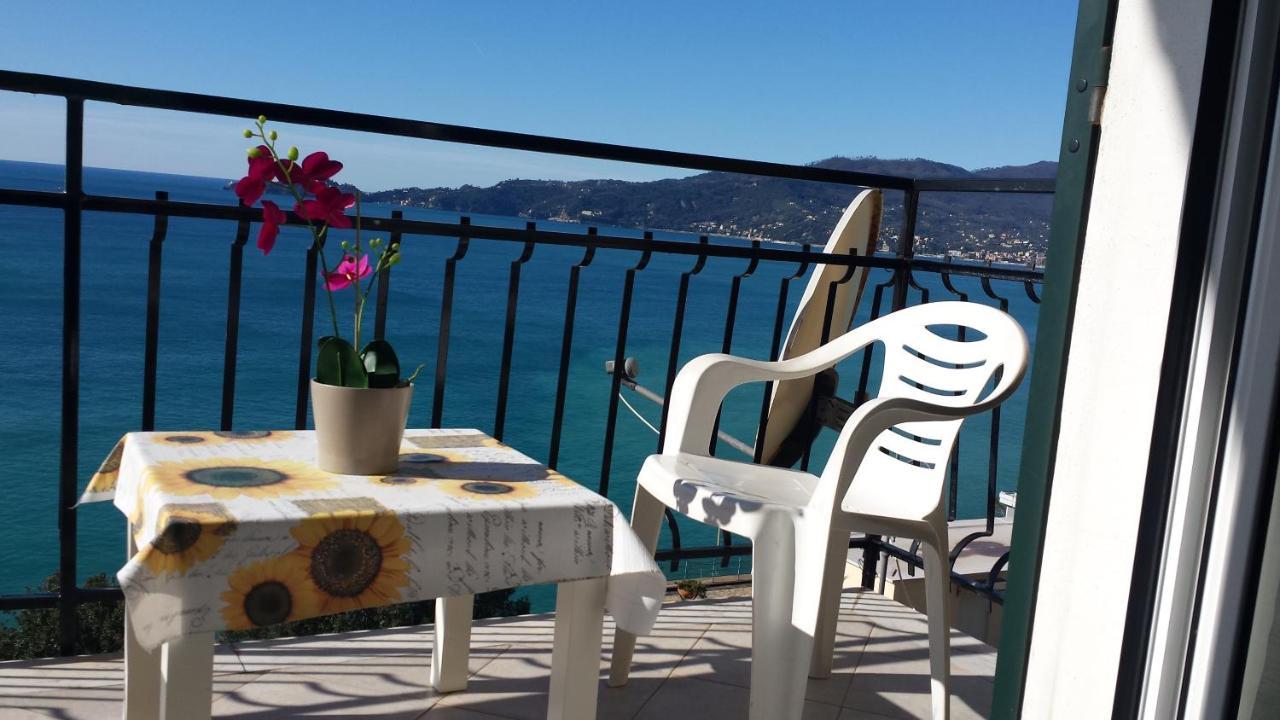 ゾアーリVista Mare E Portofino - Sea And Portofino Viewアパートメント エクステリア 写真