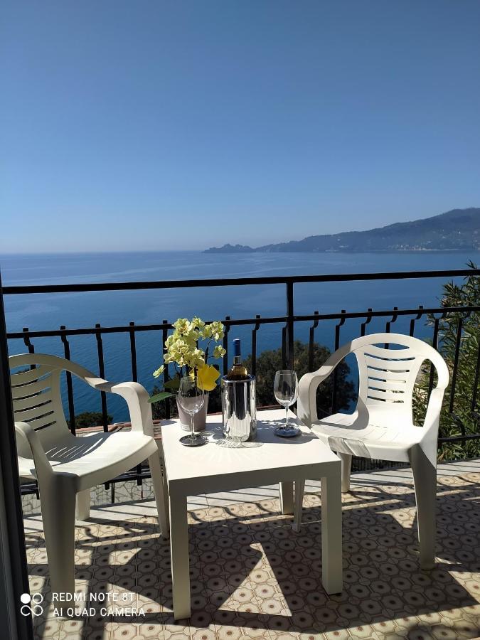 ゾアーリVista Mare E Portofino - Sea And Portofino Viewアパートメント エクステリア 写真