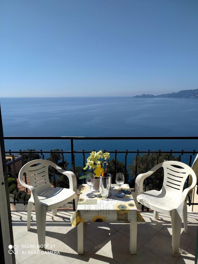 ゾアーリVista Mare E Portofino - Sea And Portofino Viewアパートメント エクステリア 写真